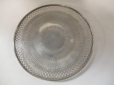 Lattice Edge Sterling Footed Tray