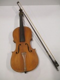 Old Wood Violin and Bow