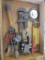 Hand Drill, Pipe Wrench, 50' Tape Measure, Folding Measure Sticks and