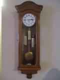 Antique 3 Weight Vienna Regulator Wall Clock