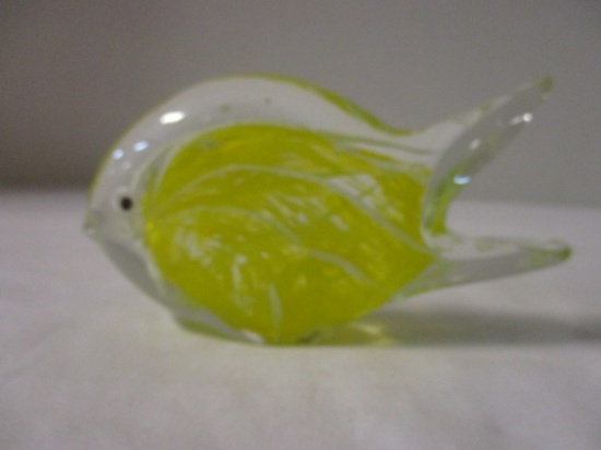 Art Glass Fish Paperweight