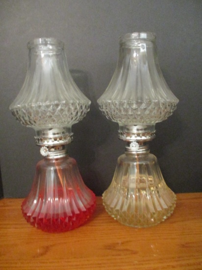 Pair of Oil Lamps