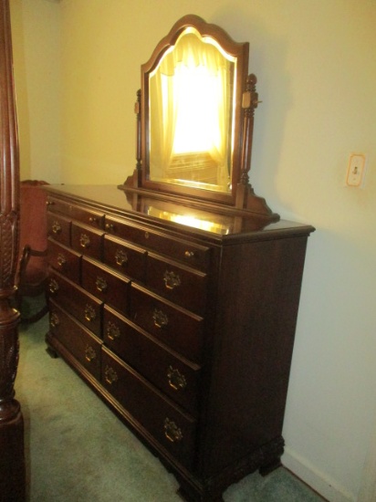 Kincaid Cherry Mountain III Solid Cherry Dresser with Mirror