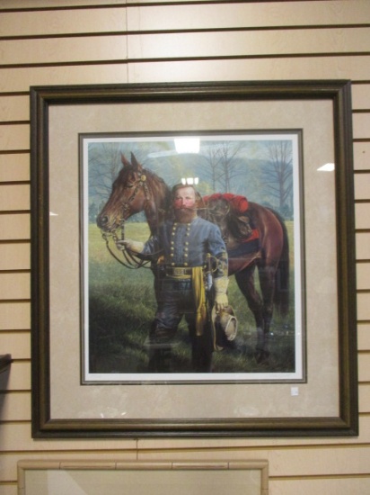 Limited Edition Signed And Numbered Print Of "Jeb" Stuart
