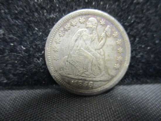 1856 Liberty Seated Dime