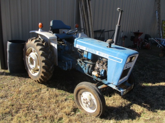 Ford 1600 Diesel A1012T Tractor with Tow Bar Attachment