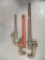 Ridgid and Walworth Stillson Pipe Wrenches