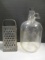 Bromco Box Grater and One Gallon Glass Jug