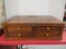 National Cash Register Four Drawer Wood Base