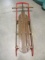 Vintage Wood and Metal Sled