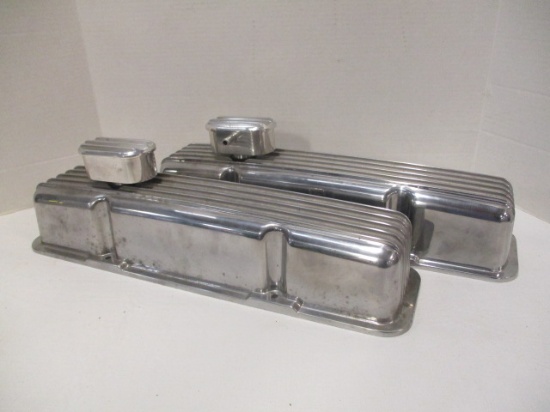 Pair of Valve Covers for V8 Small Block Chevrolet