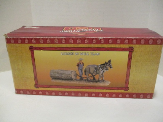 Farmer Brown Collection Logger with Mule Team Figure