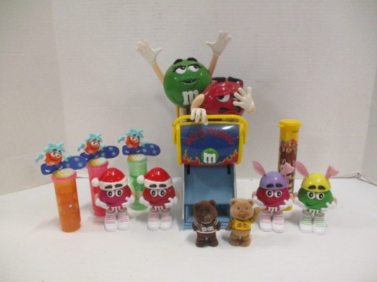 M&Ms Roller Coaster and Character Candy Dispensers