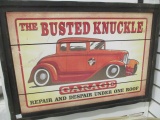 The Busted Knuckle Garage Wood Sign