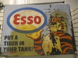 Esso Put a Tiger in Your Tank Wood Sign