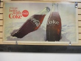 Things Go Better with Coke Double Sided Cardboard Ad