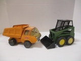 ERTL John Deere Skid Steer and Tonka Dump Truck