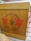 Anheuser-Busch Budweiser Wood Crate Wall Cabinet