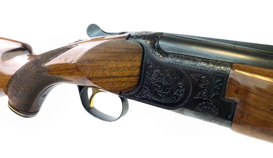 Charles Daly/B.C. Miroku Superior Grade Engraved 12 GA. O/U Double Barrel Trap Gun