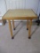 Custom Built Portable Wood Table with Laminate Top