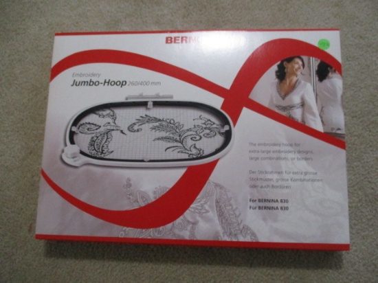 New Old Stock Bernina Embroidery Jumbo-Hoop