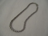 Sterling Rope Bracelet