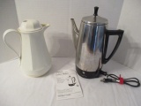Presto 12 Cup Stainless Steel Coffee Maker and Thermos Insulated Carafe