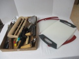 Cutting Boards and Good Quality Kitchen Utensils-Wood Dough Roller,