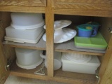 Tupperware Lot-Cake Carriers, Trays, Pitcher, Jell-O Mold, etc.