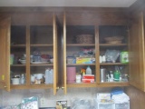 Contents of Kitchen Cabinets/Drawers-Plastic Ware, Mugs, Kitchen Utensils, etc.