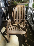 Wood Slat Rocker