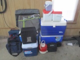 HUGE Cooler Lot-Igloo Ice Cube, Igloo Ultra 54, Coleman 50 Qt., Cool Bags,