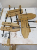 Four Craftsman Jorgensen Wood Clamps