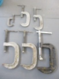 Six Misc. C-Clamps-(1)1