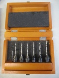 6 Pc. Countersink Drill Bit Set in Wood Box