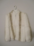Girl's Niki Rabbit Fur Jacket