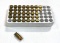 Partial Box of 37rds. of .380 ACP New Winchester 95gr. FMJ Target Brass Ammunition