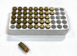 Partial Box of 37rds. of .380 ACP New Winchester 95gr. FMJ Target Brass Ammunition