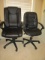 Two Office Desk Chairs with Arms