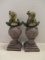 Pair of Frog Prince's on Finials