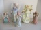 Five Porcelain Angel Figures