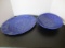 Beaver Farm Pottery Blue Serving Bowl and Platter