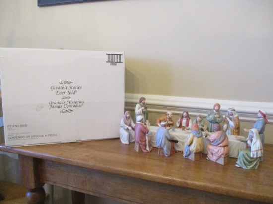 Greatest Stories Ever Told Lord's Supper Figurines in Box
