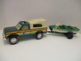 Nylint Bass Chaser Truck with Boat on Trailer