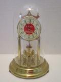 Coca-Cola Anniversary Clock with Glass Dome