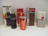 Coca-Cola Radios - Can with Box, Bottle with Box, Vending Machine, and EK Designs with Box