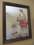 Norman Rockwell Framed Coca-Cola Mirror