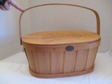 Limited Edition Peterboro Picket Fence Reproduction Basket Signed by Walter Hood