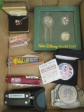 Disney Golf Gift Pack, Greenlee Multi-Tool, Camping World Army Knife,