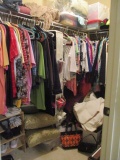 Closet Contents - Men's and Women's Clothes, Shoes, Bedding, Decorative